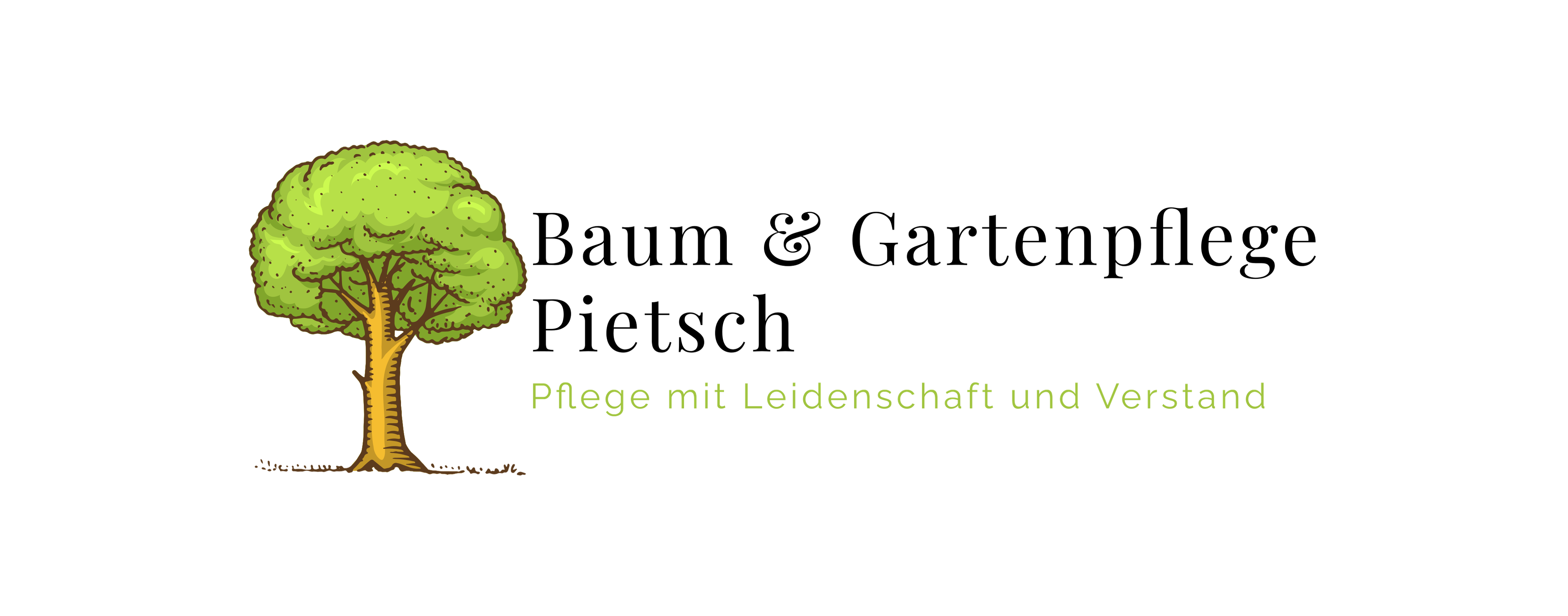 Baum & Gartenpflege Pietsch – Logo